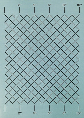 SCL-601-10 Measured Grid 1"  (10" X 12")