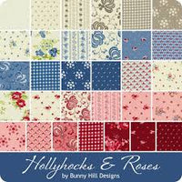 Hollyhocks and Roses - Moda Jelly Roll