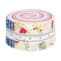 Hollyhocks and Roses - Moda Jelly Roll