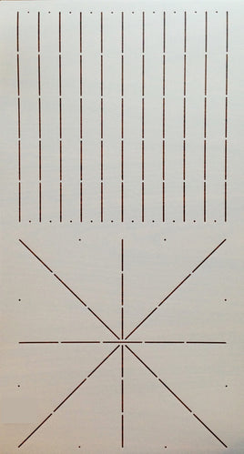 SCL-457-10  Line Design 10" X 10"