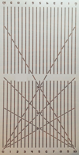 SCL-461-00 Grid Guide 1" (10" x 20")